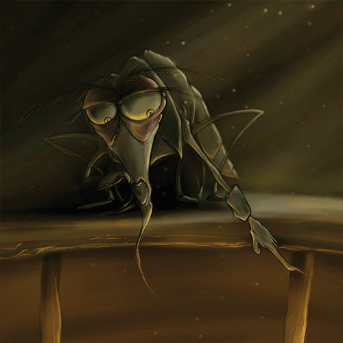 Sad insect